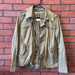 G-STAR RAW Green Military Jacket Size S